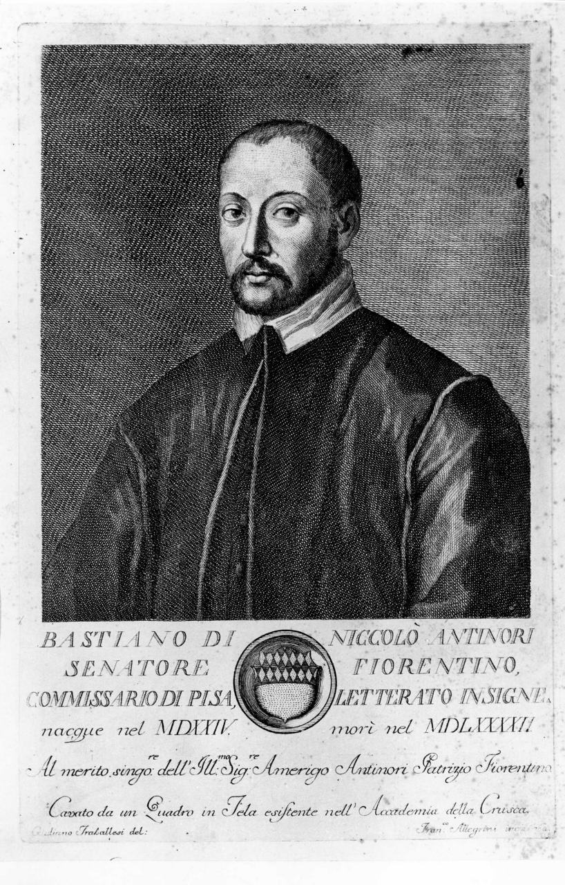ritratto di Bastiano Antinori (stampa) di Allegrini Francesco, Traballesi Giuliano (sec. XVIII)