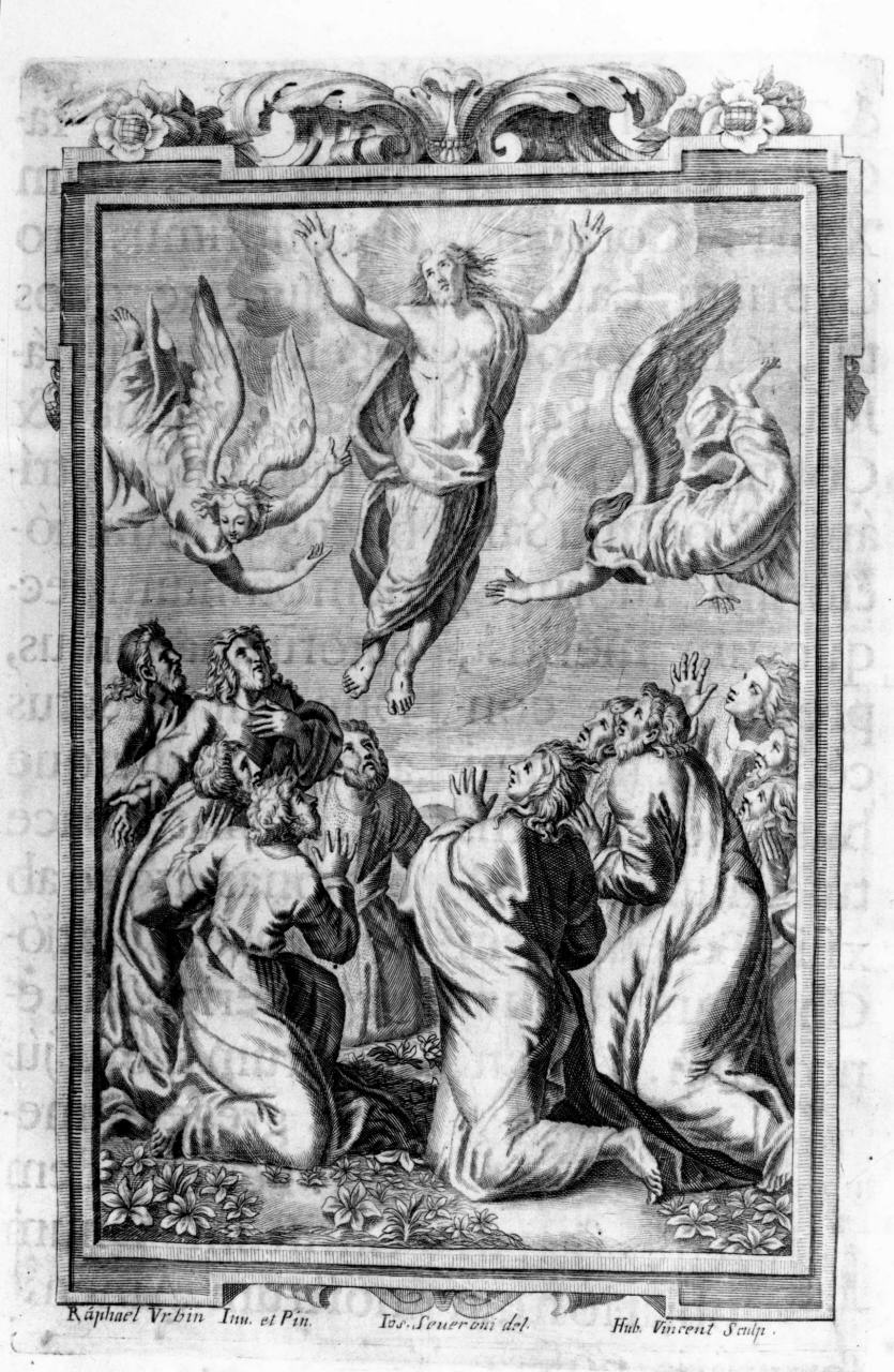 Trasfigurazione (stampa) di Vincent Hubert, Severoni Giuseppe, Sanzio Raffaello detto Raffaello (sec. XVIII)