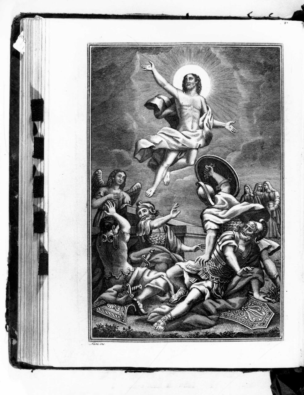 resurrezione di Cristo (stampa) di Nani Antonio (sec. XIX)