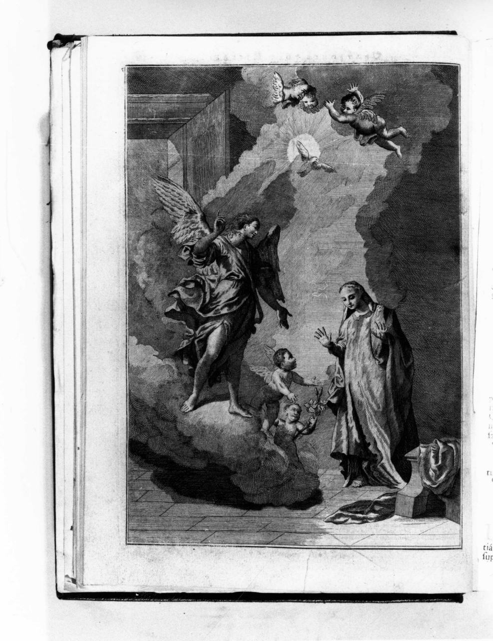 Annunciazione (stampa) - ambito veneziano (sec. XVIII)