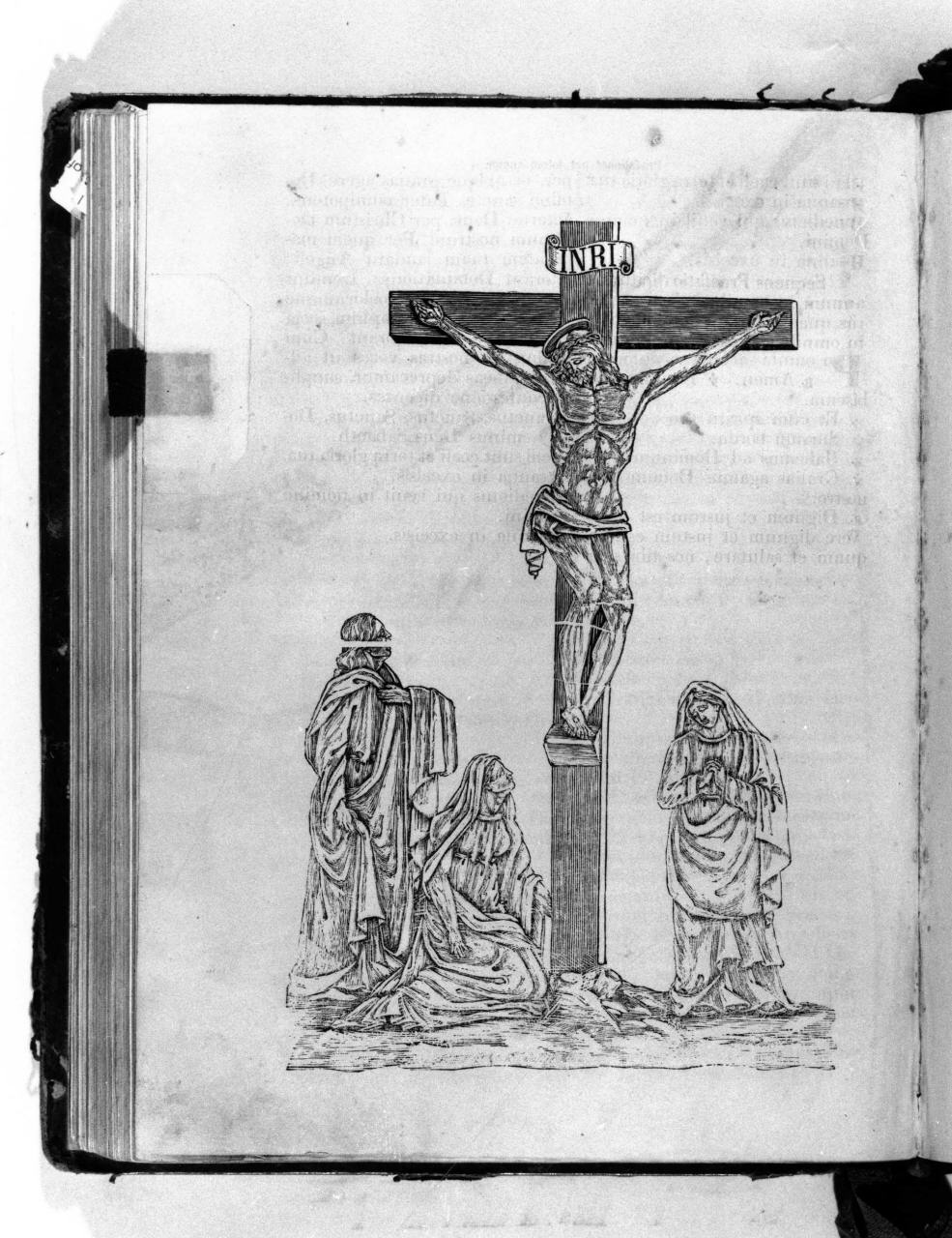 crocifissione di Cristo (stampa) - ambito veneziano (sec. XIX)