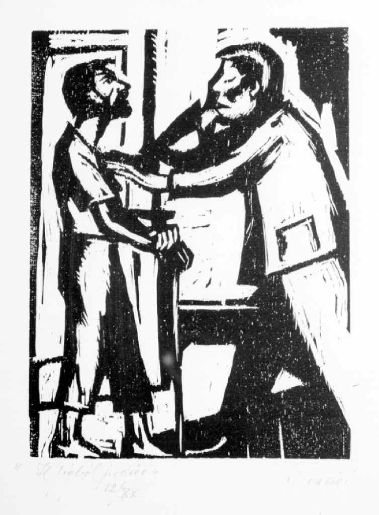 parabola del figliol prodigo (stampa, serie) di Parigi Pietro (sec. XX)