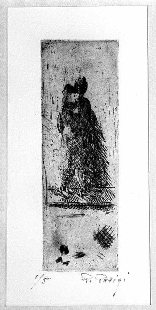 giovani amanti (stampa) di Parigi Pietro (sec. XX)