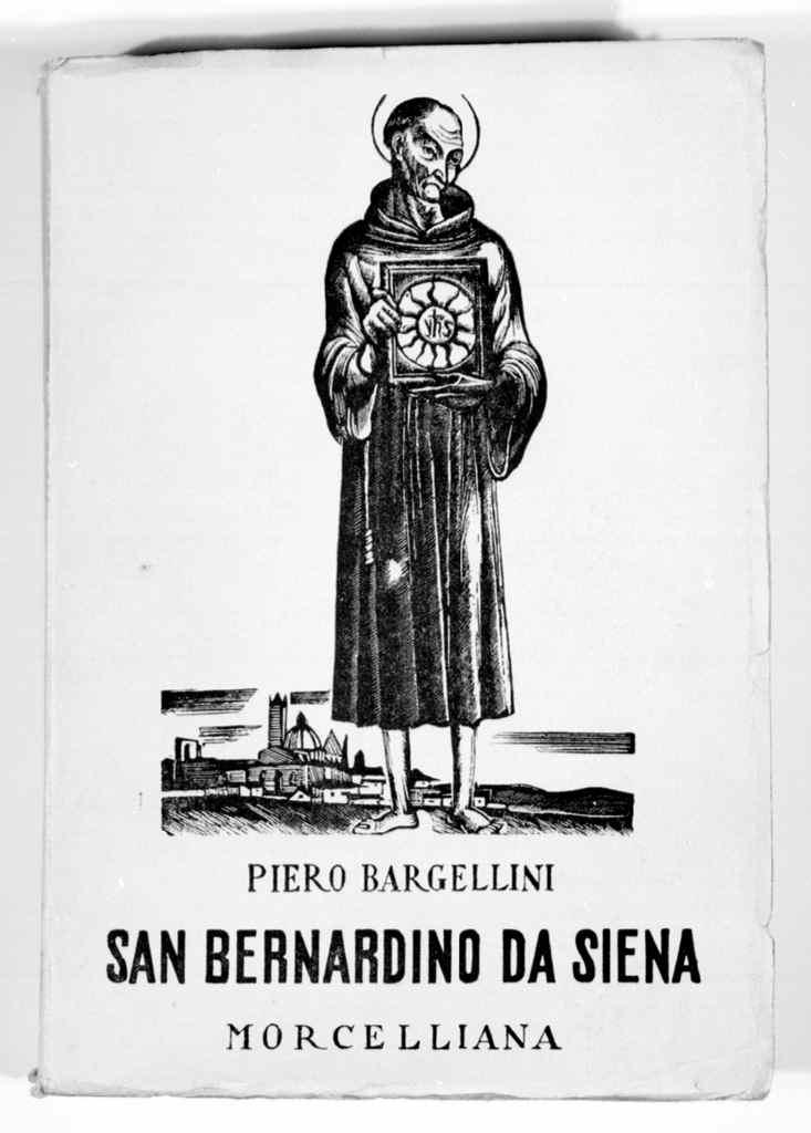 San Bernardino da Siena (stampa) di Parigi Pietro (sec. XX)