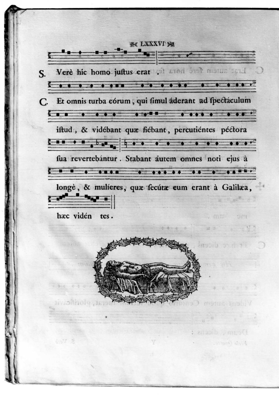 Cristo morto (stampa) - ambito fiorentino (sec. XVIII)