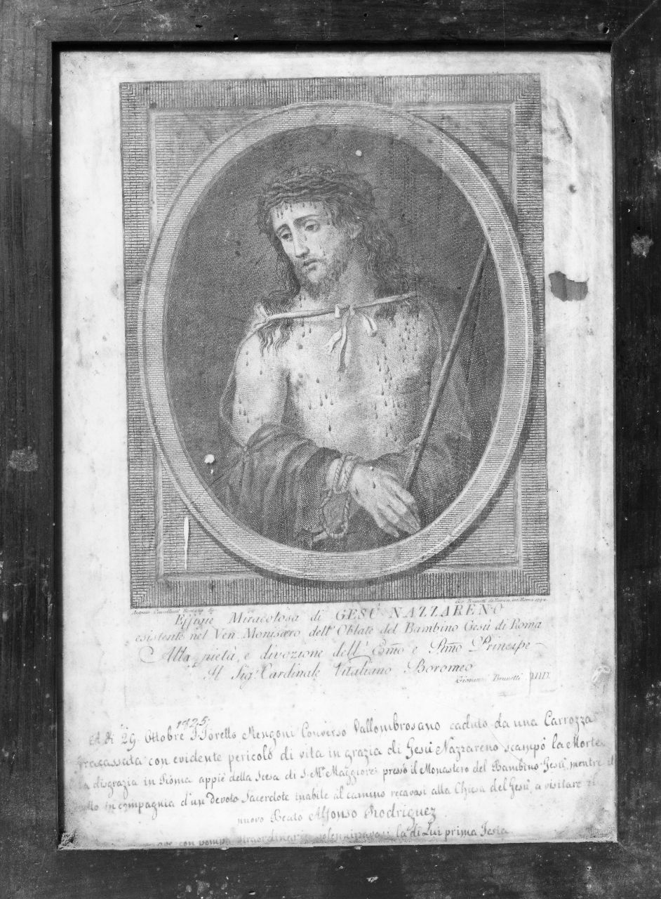 Ecce Homo (stampa) - ambito romano (sec. XVIII)