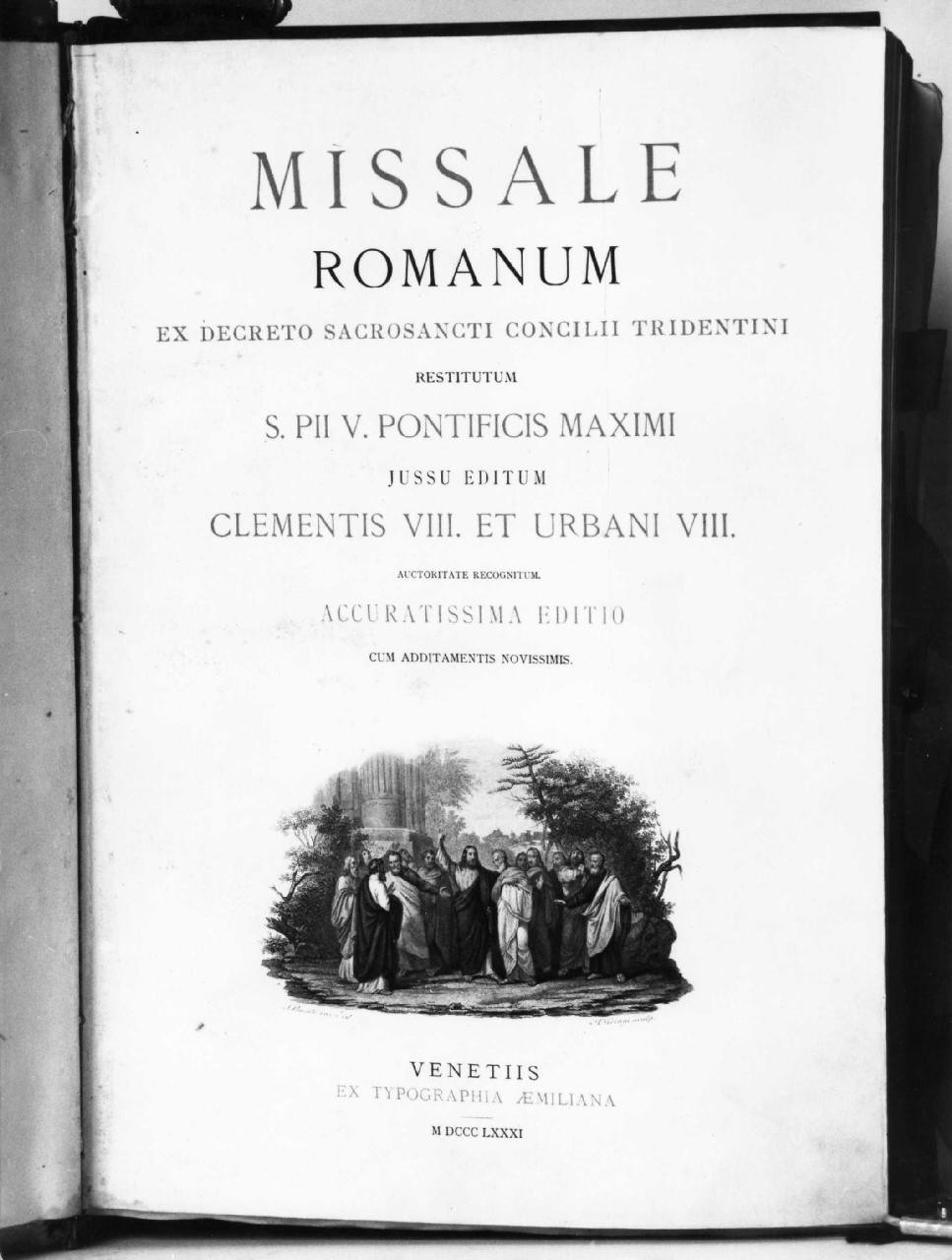 Cristo tra gli apostoli (stampa) - ambito veneto (ultimo quarto sec. XIX)