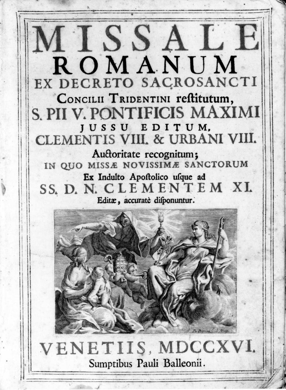 tre Virtù Teologali (stampa) di Piccini Elisabetto detta Suor Isabella (primo quarto sec. XVIII)