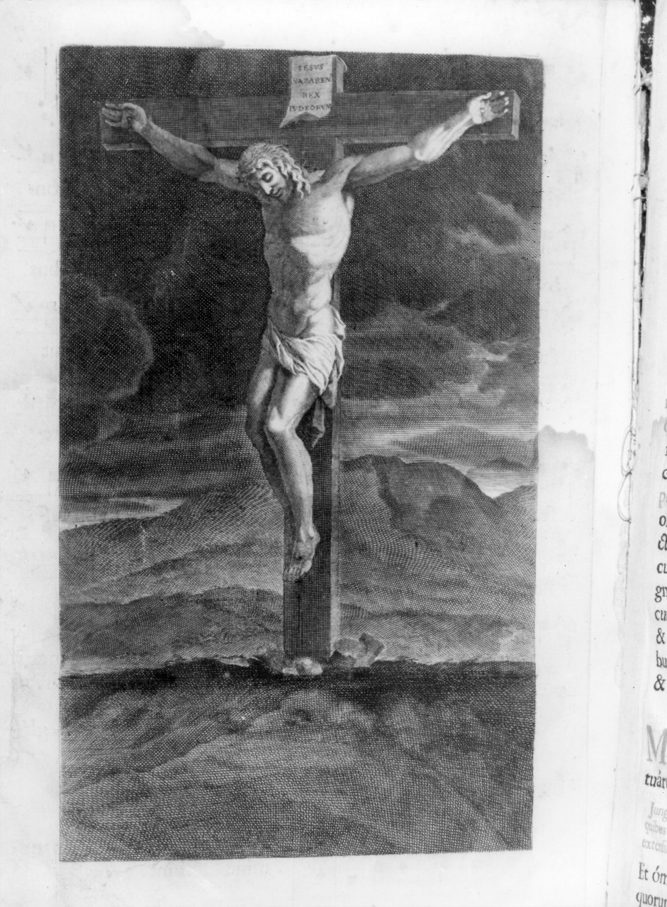 Cristo crocifisso (stampa) - ambito veneto (primo quarto sec. XVII)