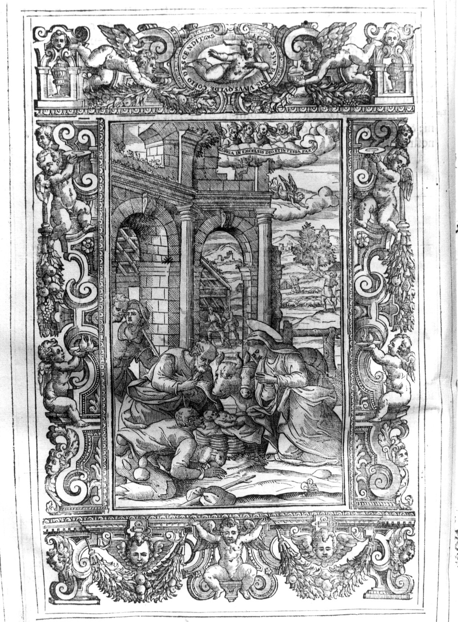 celebrazione della Messa (stampa) - ambito veneto (secondo quarto sec. XVII)