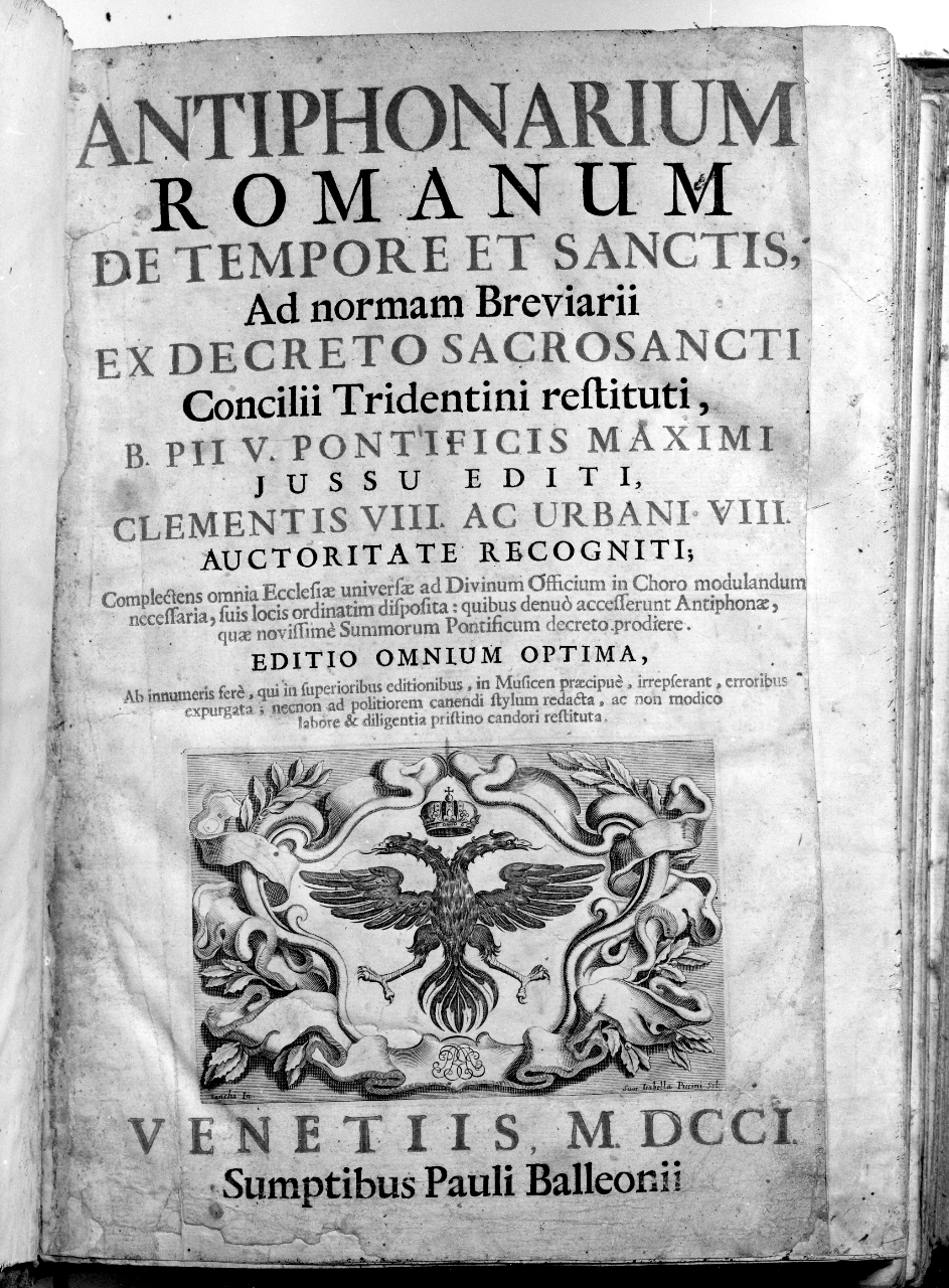 aquila bicipite (stampa) di Zanchi Antonio, Piccini Elisabetto detta Suor Isabella (sec. XVIII)