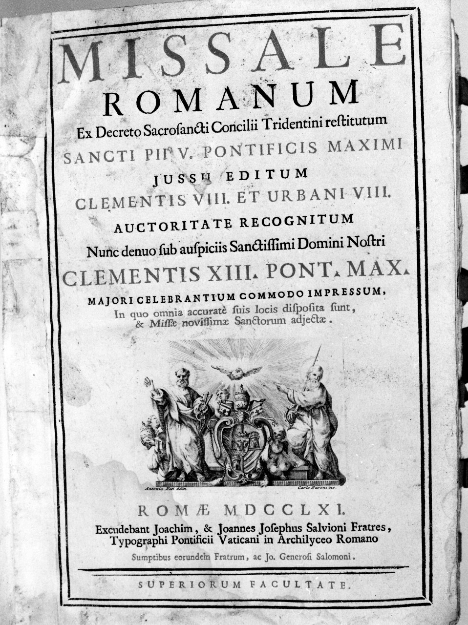 San Pietro e San Paolo (stampa) di Nosi Antonio, Baroni Carlo (terzo quarto sec. XVIII)
