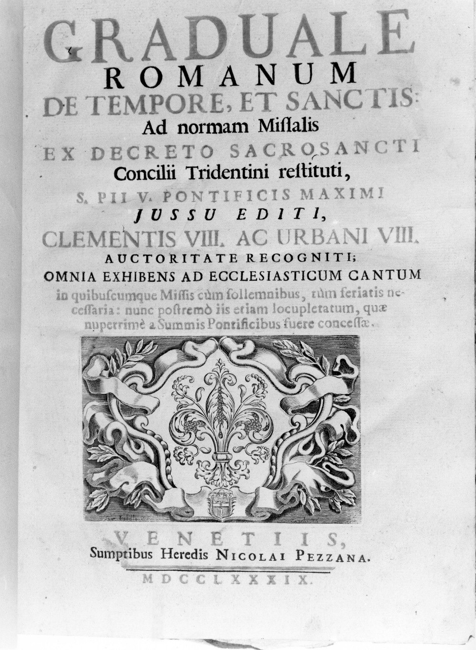 cartiglio (stampa) di Zanchi Antonio, Piccini Elisabetto detta Suor Isabella (sec. XVIII)