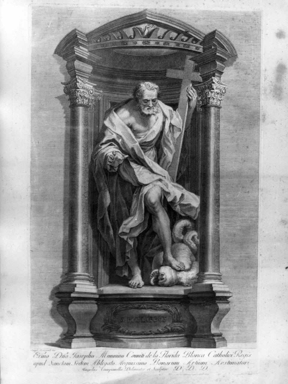 apostolo (stampa) di Mazzuoli Giuseppe, Campanella Angiolo (seconda metà sec. XVIII)