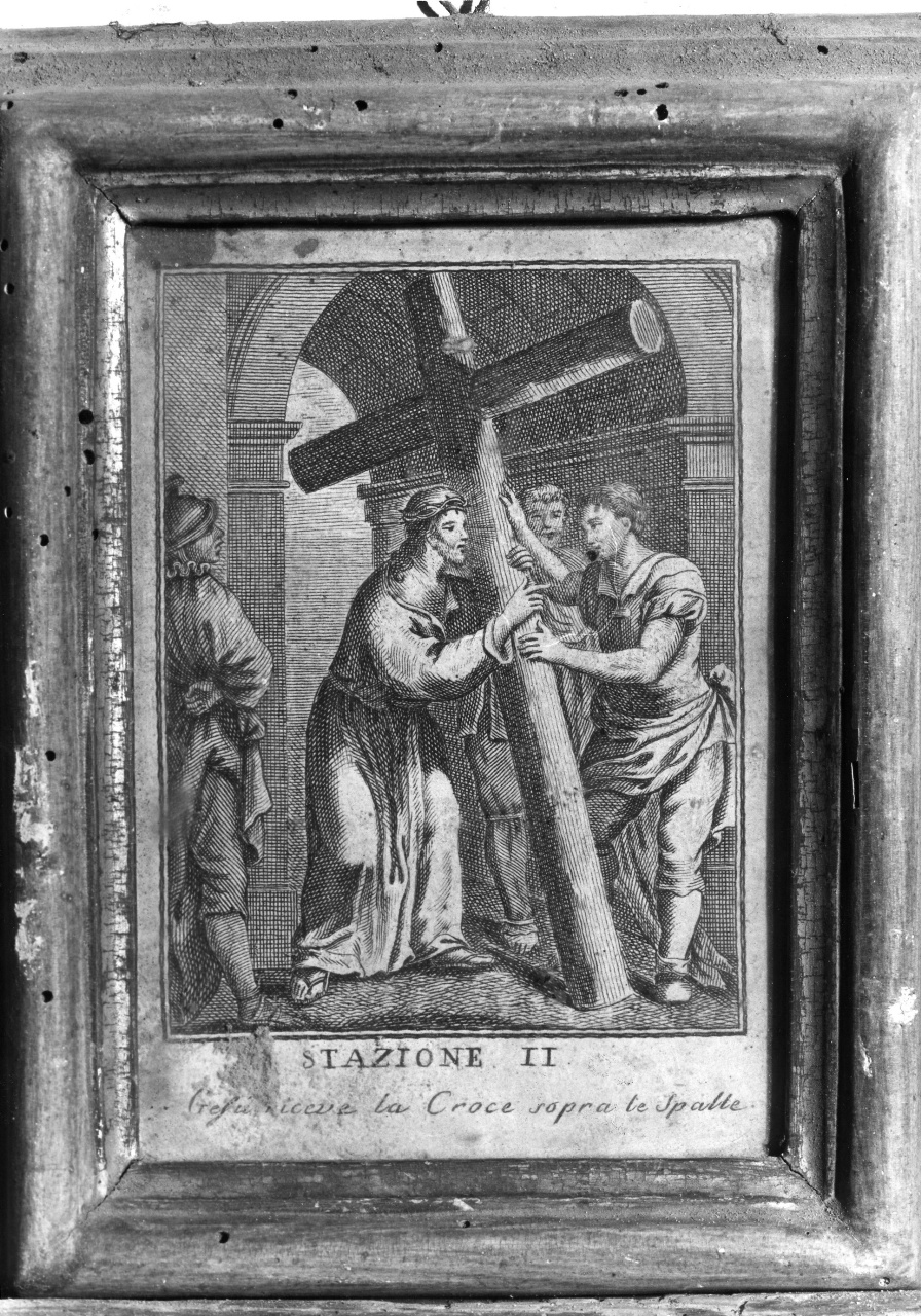 stazioni della via crucis (stampa, serie) - ambito toscano (sec. XIX)
