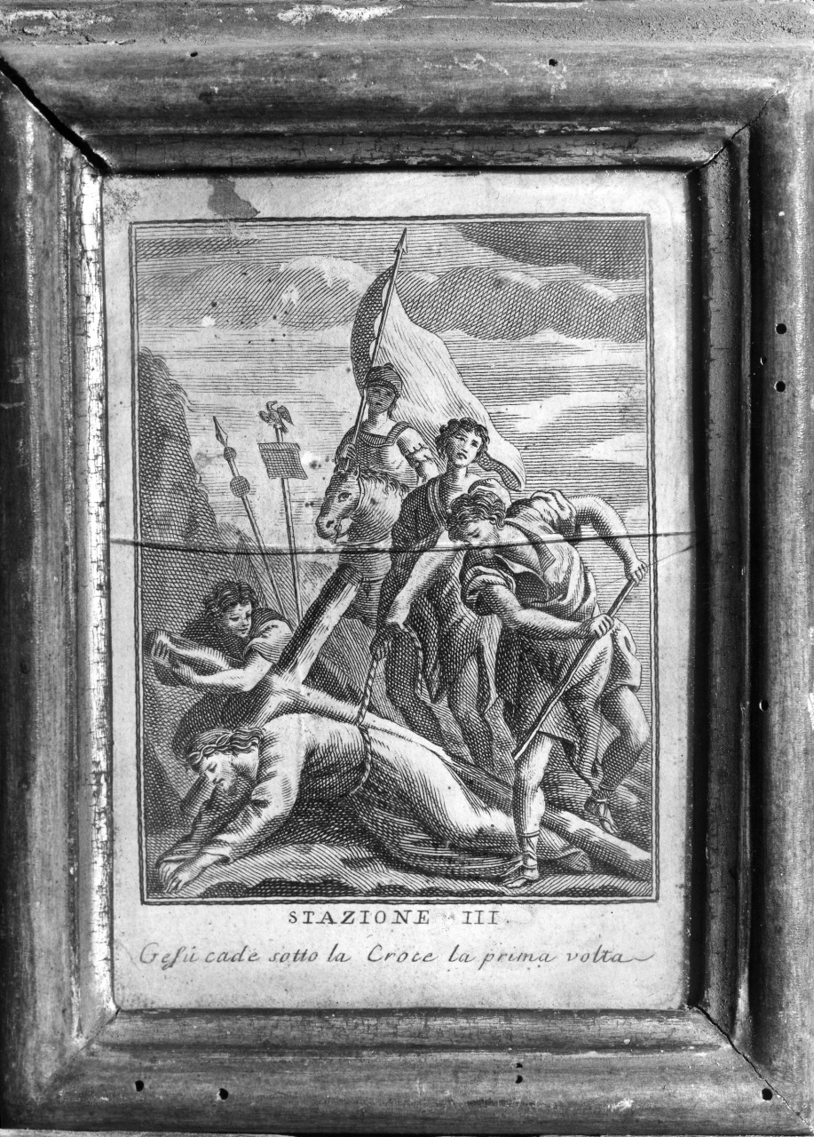 stazioni della via crucis (stampa, serie) - ambito toscano (sec. XIX)