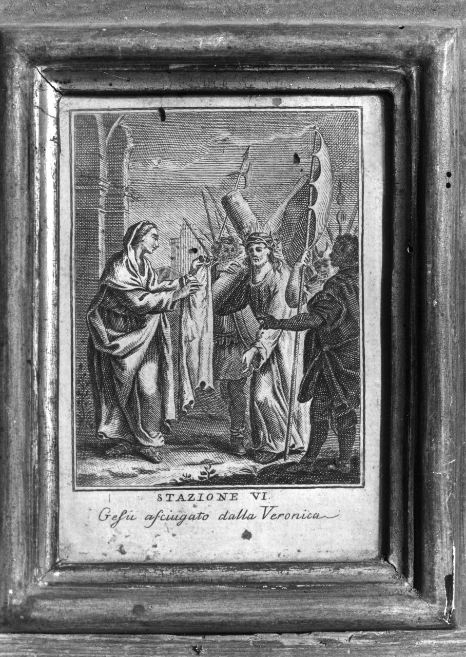 stazioni della via crucis (stampa, serie) - ambito toscano (sec. XIX)
