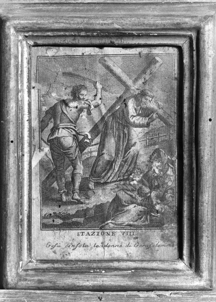 stazioni della via crucis (stampa, serie) - ambito toscano (sec. XIX)