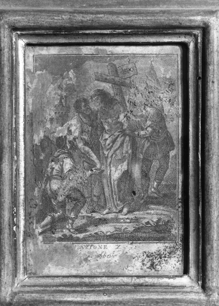 stazioni della via crucis (stampa, serie) - ambito toscano (sec. XIX)