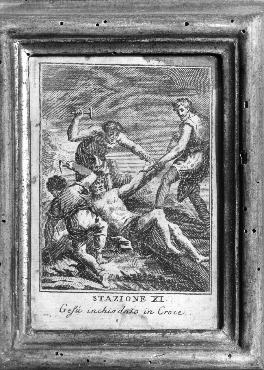 stazioni della via crucis (stampa, serie) - ambito toscano (sec. XIX)