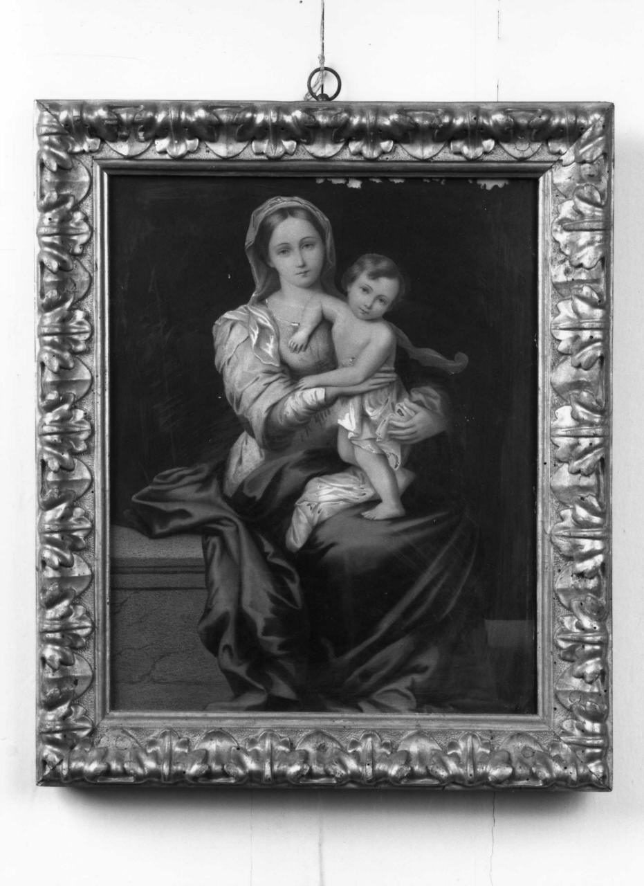 Madonna con Bambino (stampa) - ambito italiano (fine sec. XIX)