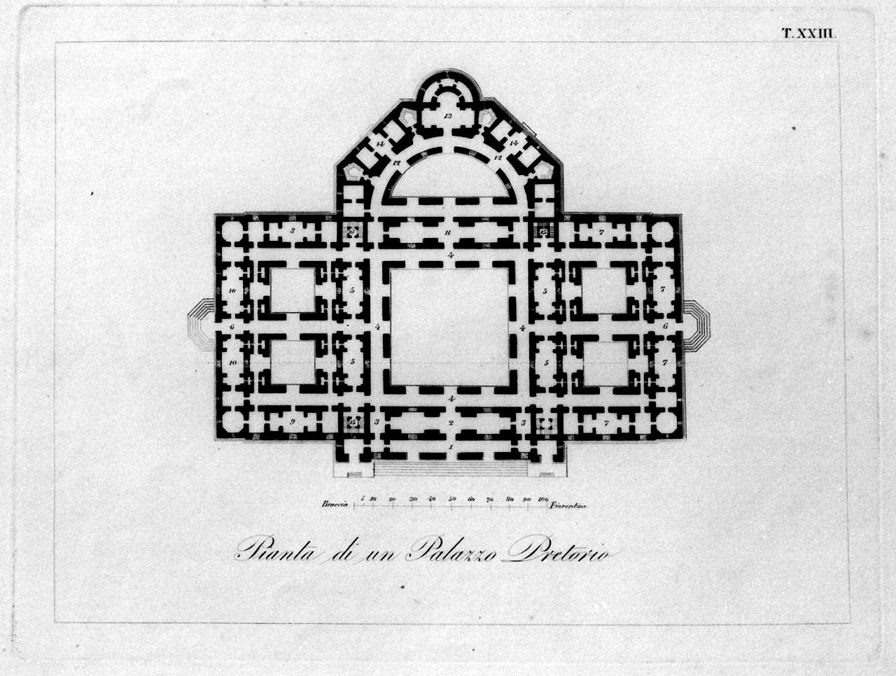 progetti architettonici (stampa, serie) di Nuti Fabio, Chirici Carlo (sec. XIX)