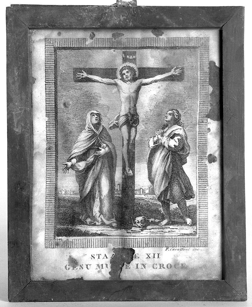 stazioni della via crucis (stampa, serie) di Feliciani Ludovico, Carattoni Francesco, Perini Giuseppe Sforza (secc. XVIII/ XIX)