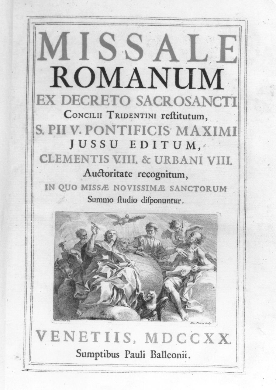 quattro evangelisti (stampa) di Solimena Francesco, Frezza Giovanni Girolamo (sec. XVIII)