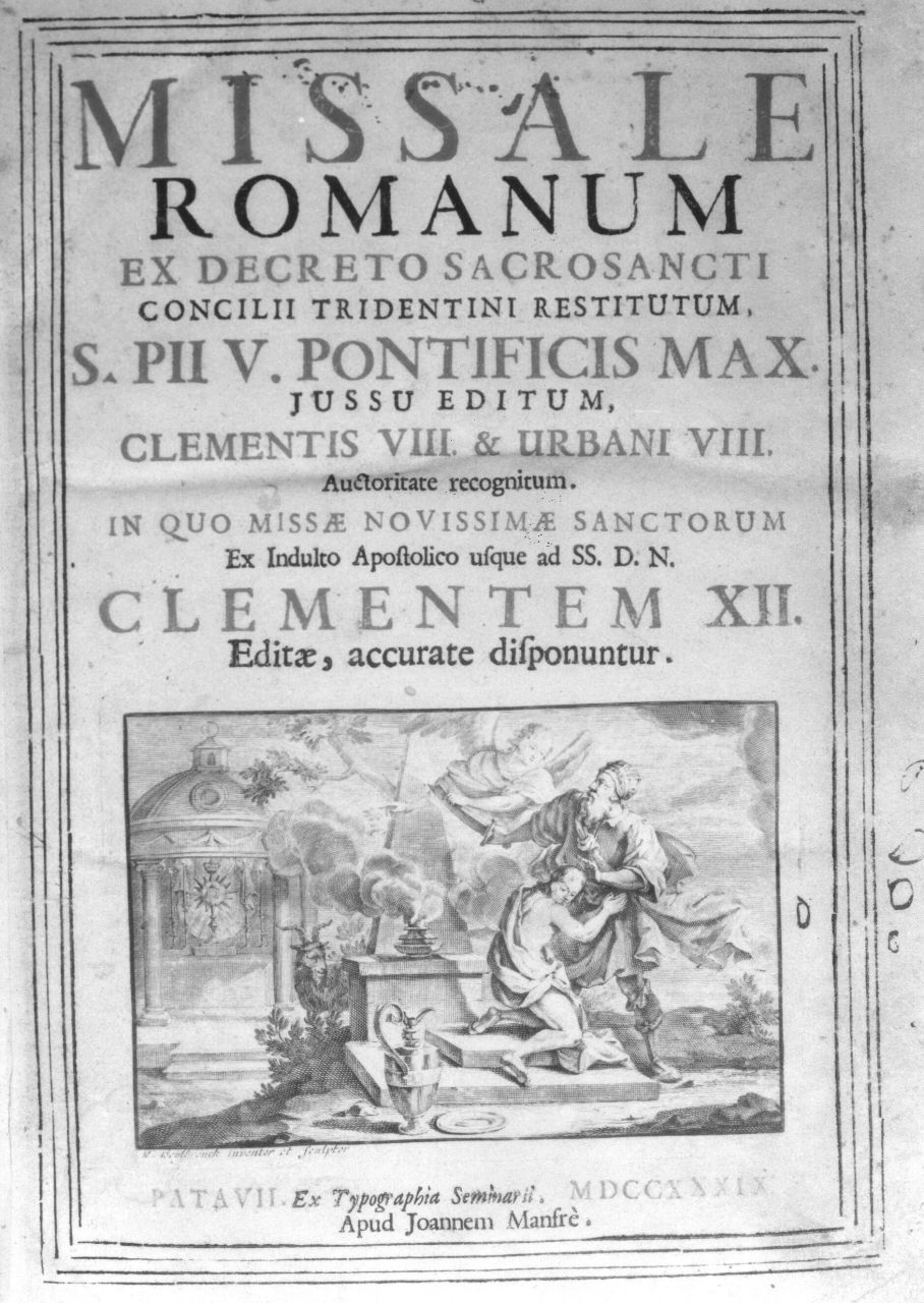 sacrificio di Isacco (stampa) di Heylbrouck Michael (sec. XVIII)