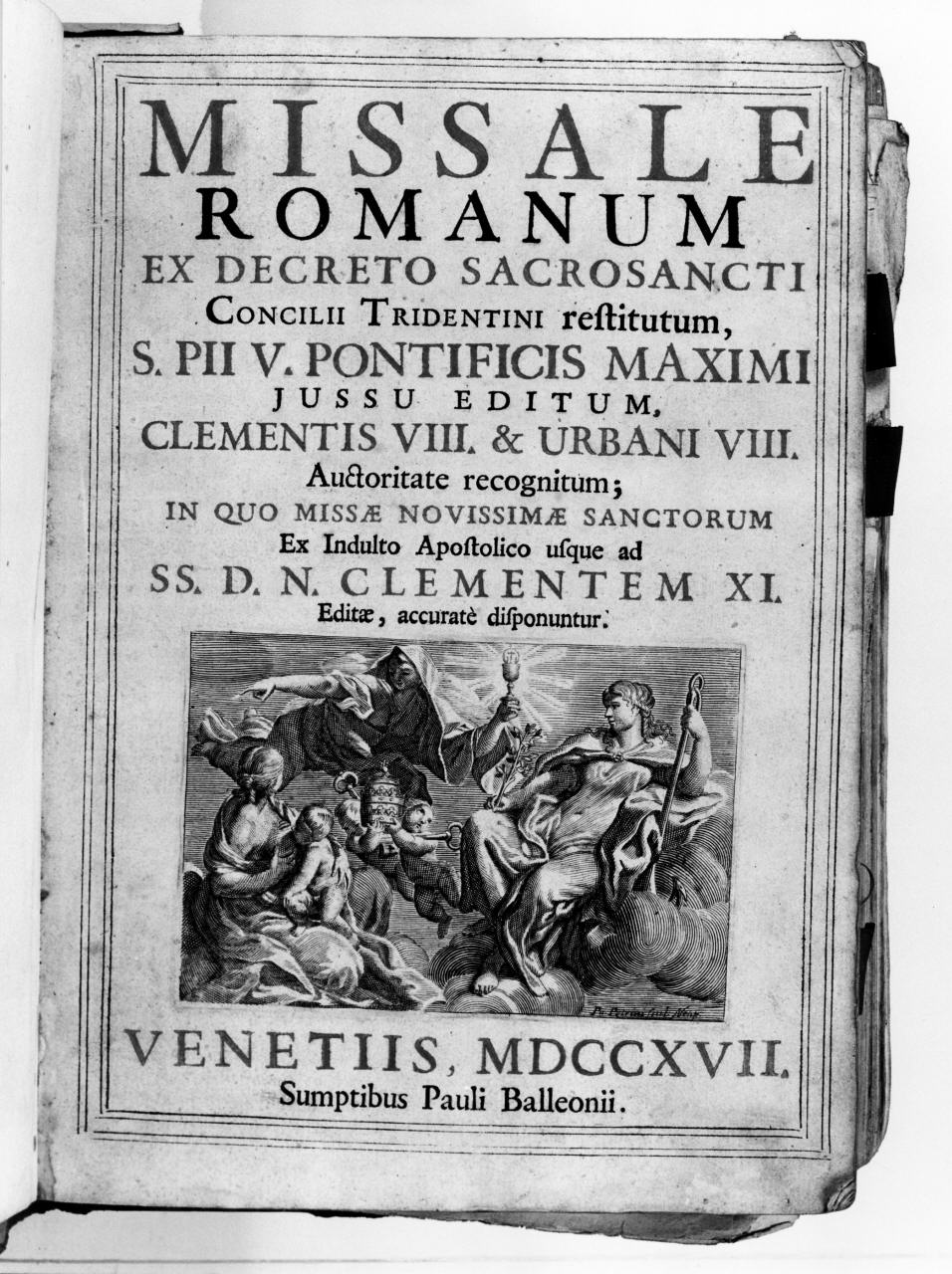 Virtù Teologali (stampa) di Petrini Paolo (sec. XVIII)