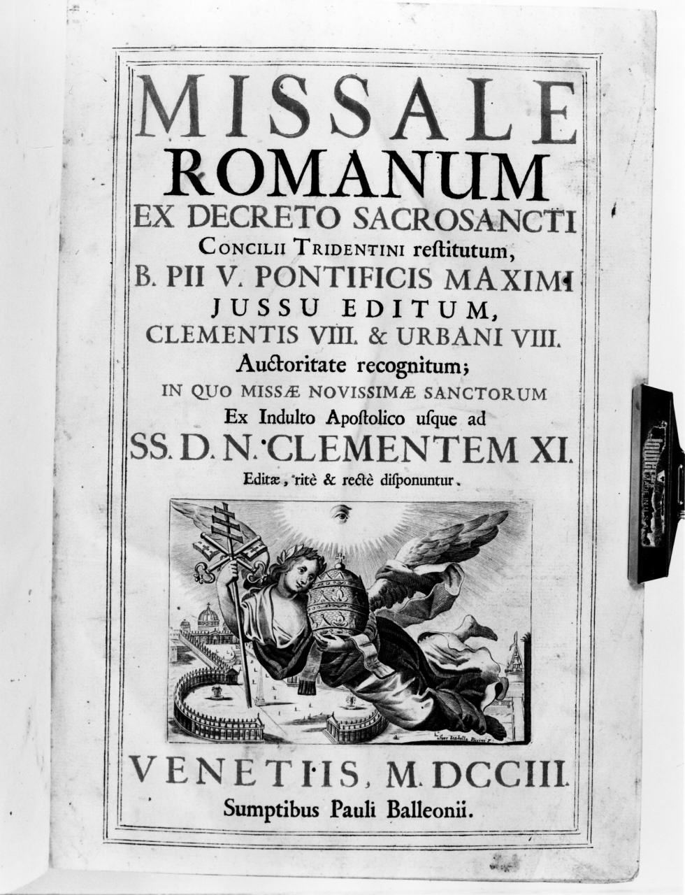 allegoria della vittoria del cristianesimo (stampa) di Piccini Elisabetto detta Suor Isabella (sec. XVIII)