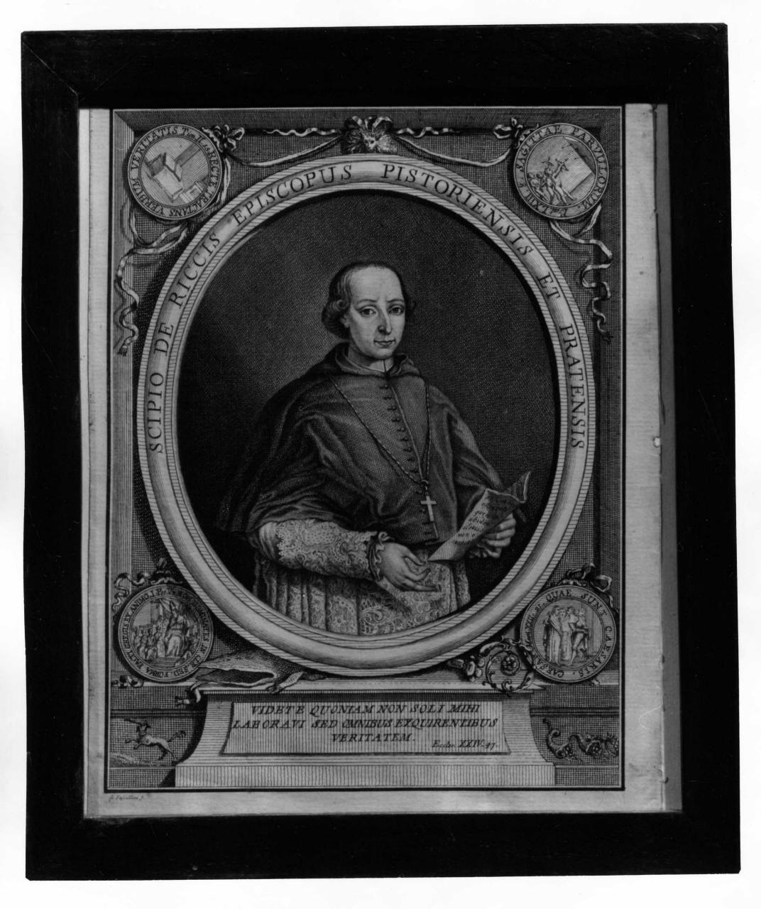 ritratto di Scipione de' Ricci (stampa) di Vascellini Gaetano - ambito toscano (ultimo quarto sec. XVIII)