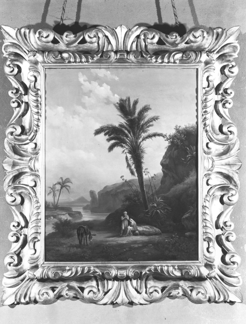 riposo nella fuga in Egitto (dipinto) di D'Azeglio Taparelli Massimo (sec. XIX)
