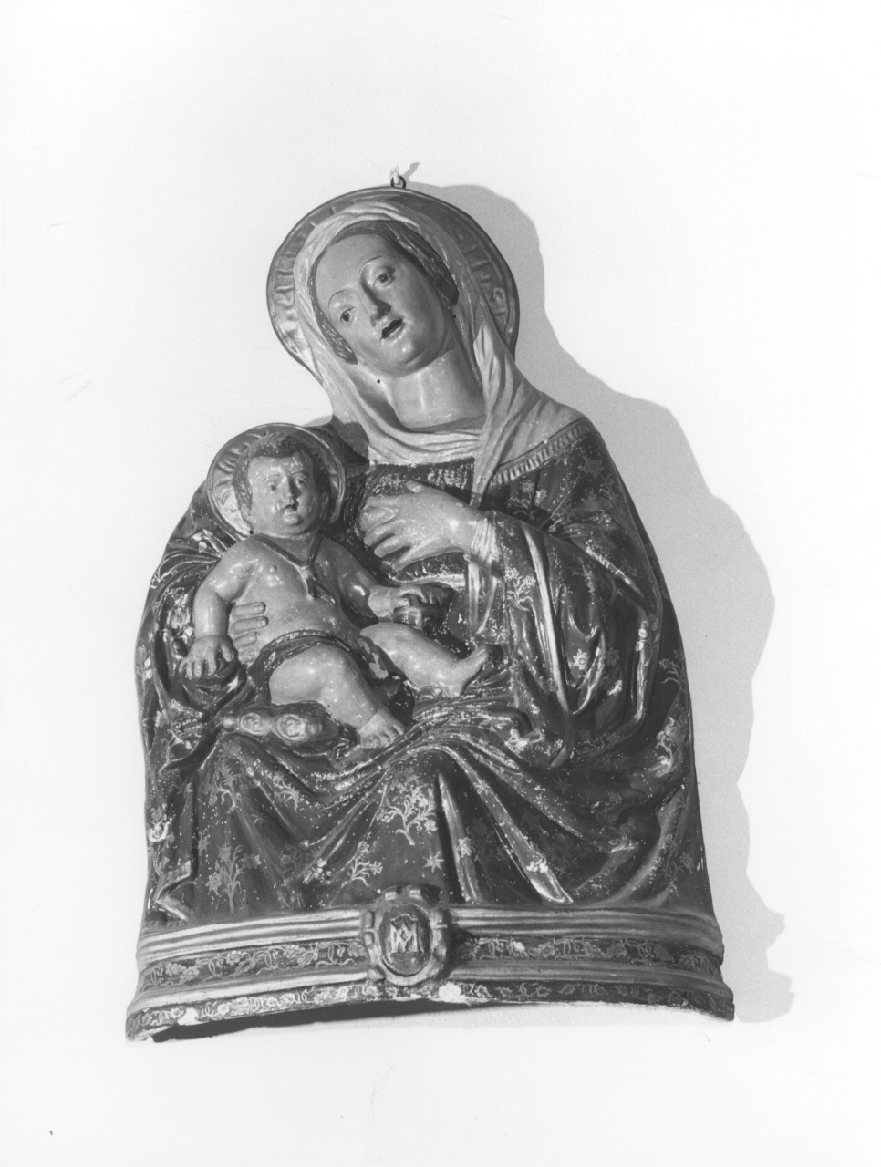 Madonna con Bambino (rilievo) - ambito toscano (inizio sec. XVI)
