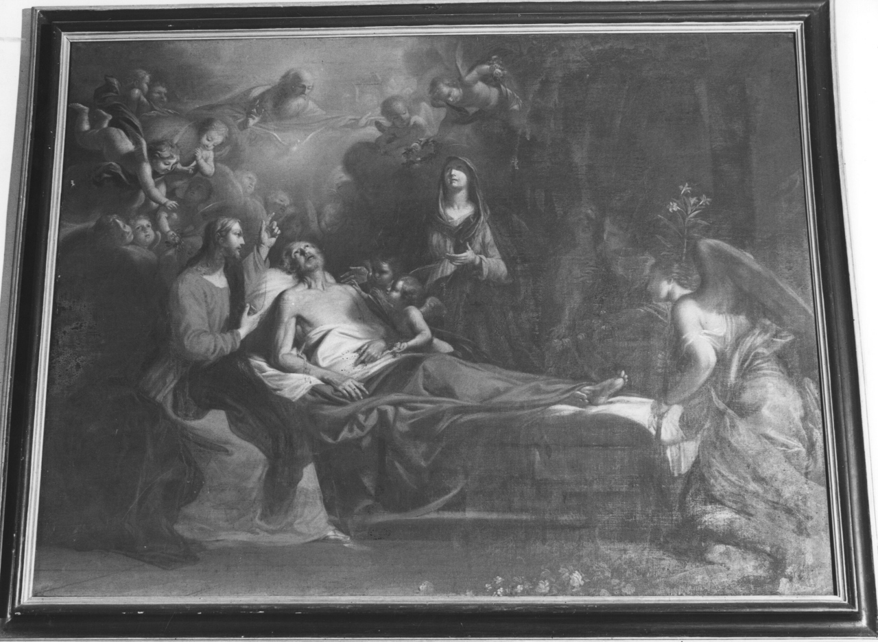morte di San Giuseppe (dipinto) di Veracini Agostino (sec. XVIII)