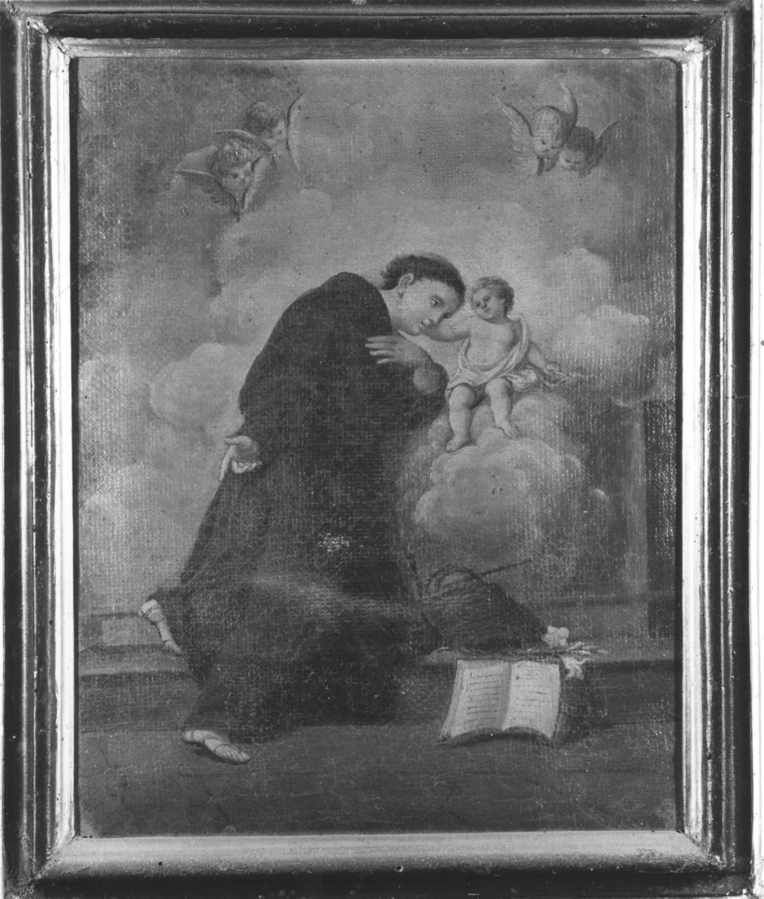 Sant'Antonio da Padova con il bambino (dipinto) - ambito toscano (sec. XVIII)