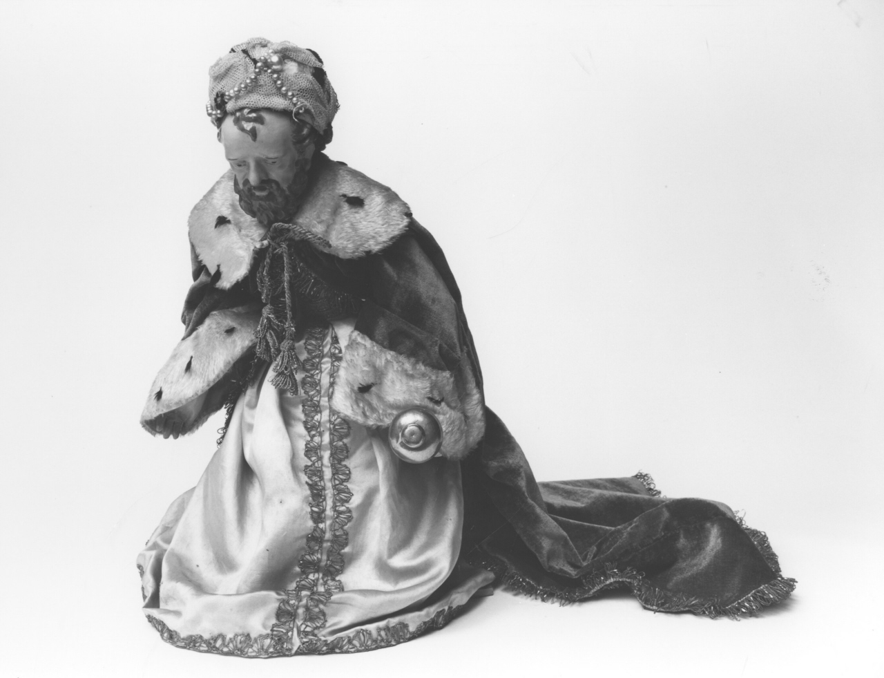 statuetta di presepio, serie - bottega toscana (sec. XVIII)