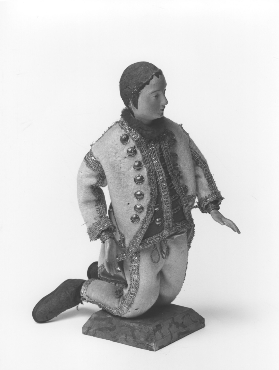 statuetta di presepio, serie - bottega toscana (sec. XVIII)