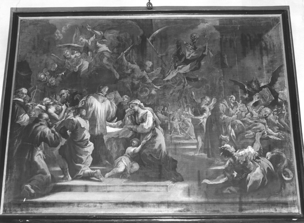 morte del giusto e dell'ingiusto (dipinto) di Pillori Antonio Nicola (sec. XVIII)