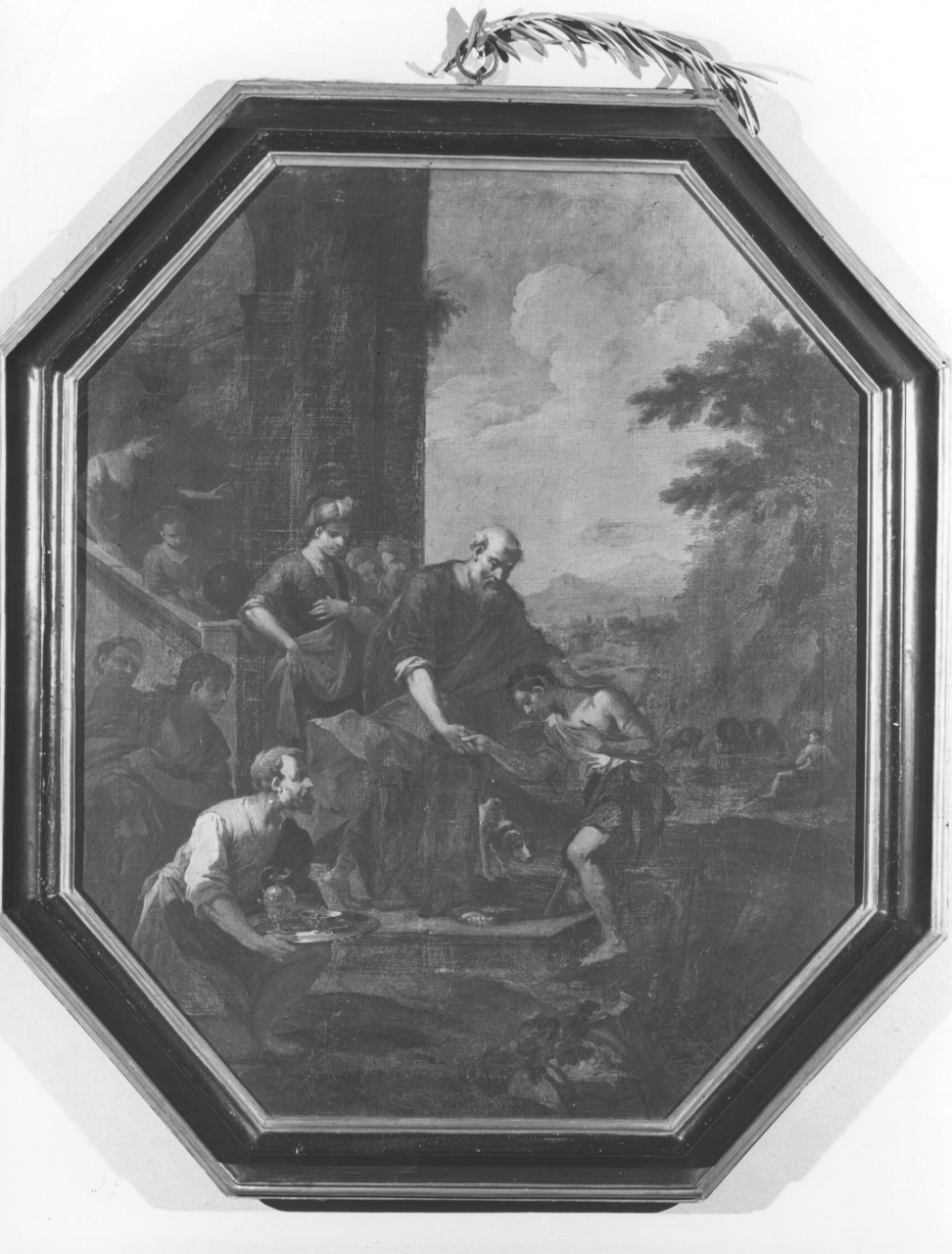 ritorno del figliol prodigo (dipinto) di Soderini Francesco (sec. XVIII)