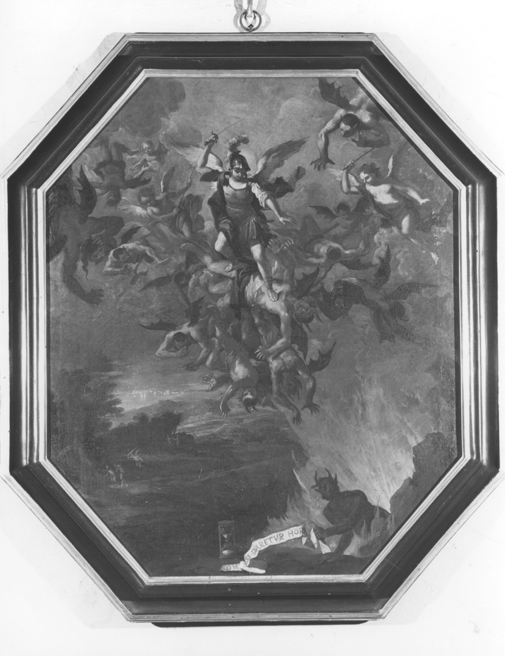 San Michele Arcangelo abbatte i demoni (dipinto) di Soderini Francesco (sec. XVIII)