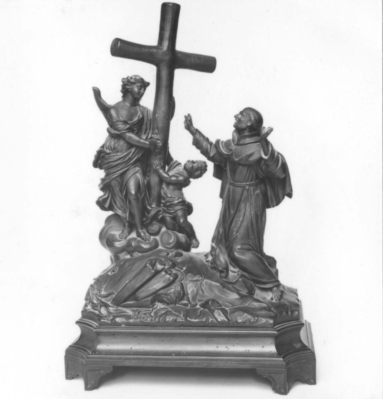 estasi di San Pietro d'Alcantara (scultura) di Barbieri Vittorio (sec. XVIII)