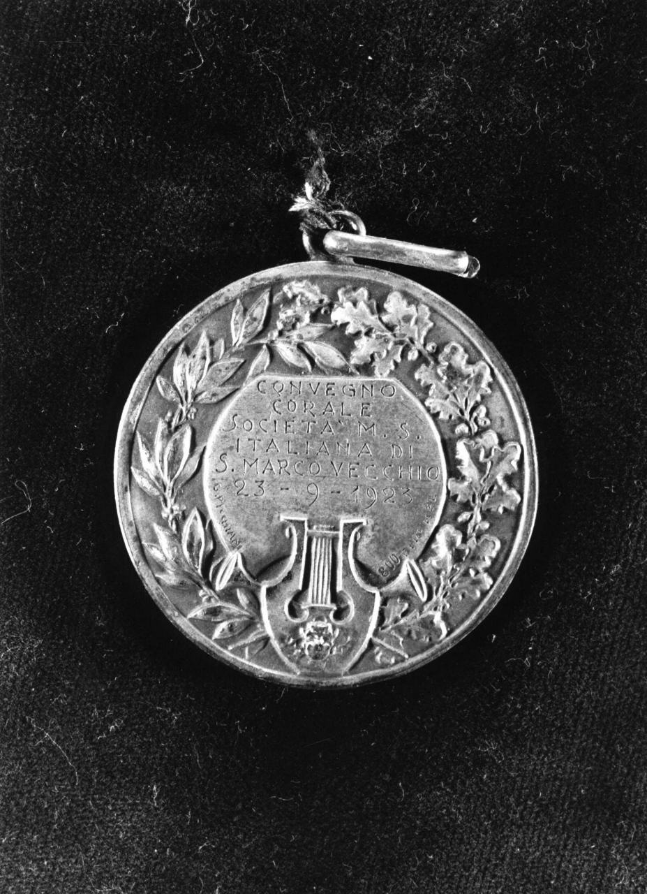 medaglia di Picchiani G (bottega) (sec. XX)