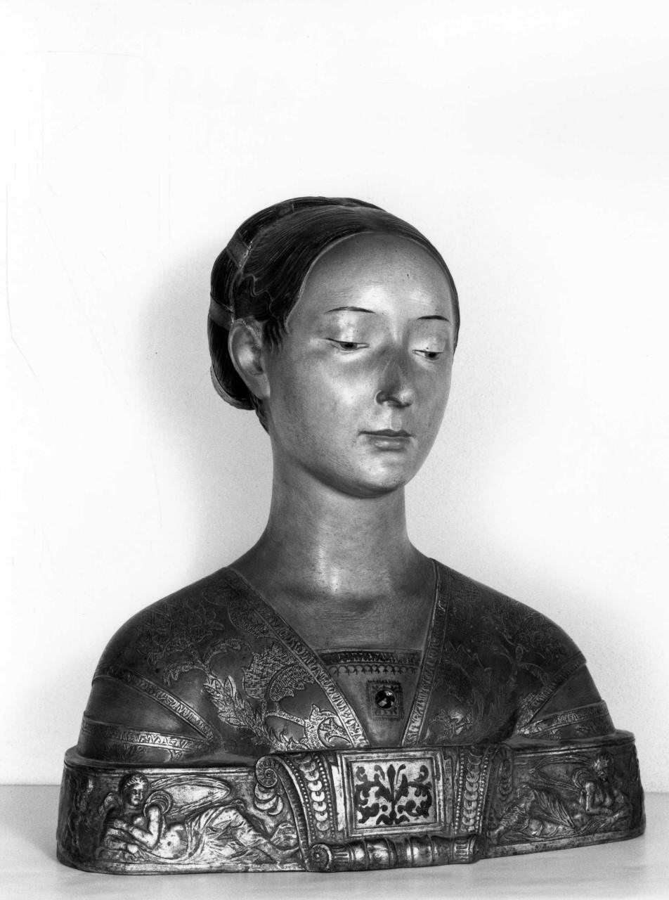 Duchessa d'Aragona, Eleonora (?) d'Aragona (busto) - manifattura di Signa (secc. XIX/ XX)