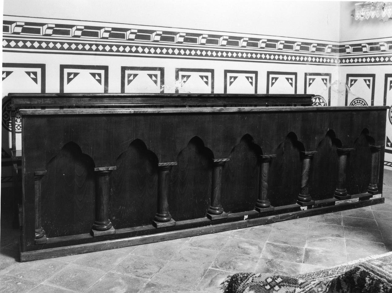 banco da chiesa - produzione toscana (sec. XX)