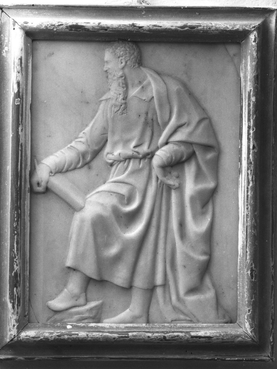 (autoritratto di Baccio Bandinelli ?), San Giovanni Evangelista (rilievo) di Bandinelli Bartolomeo detto Baccio Bandinelli (metà sec. XVI)