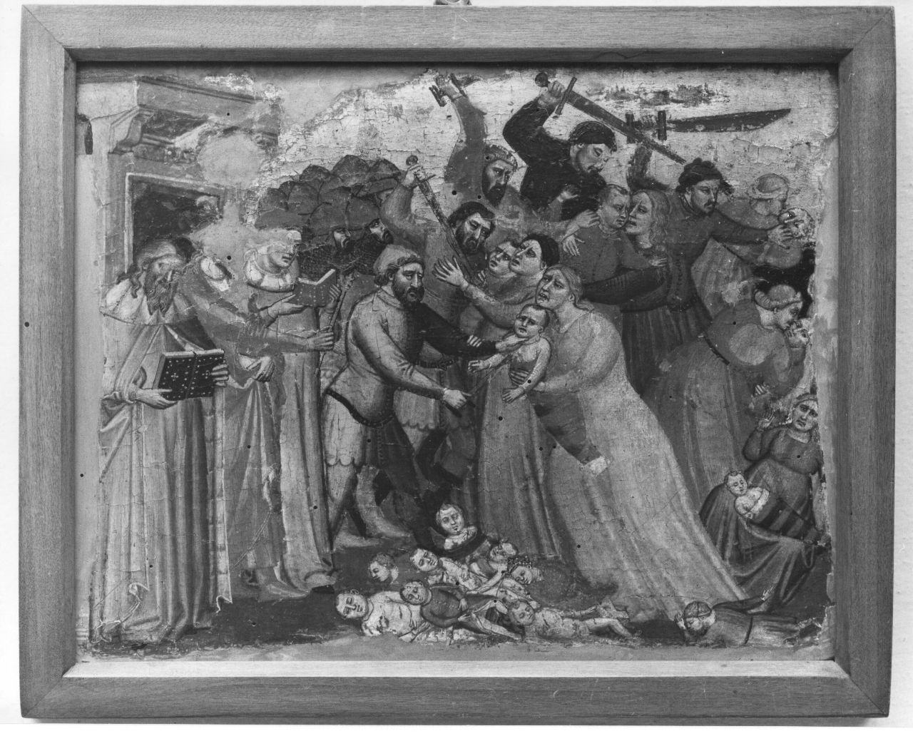 strage degli innocenti (dipinto) di Gaddi Taddeo (scuola) (metà sec. XIV)
