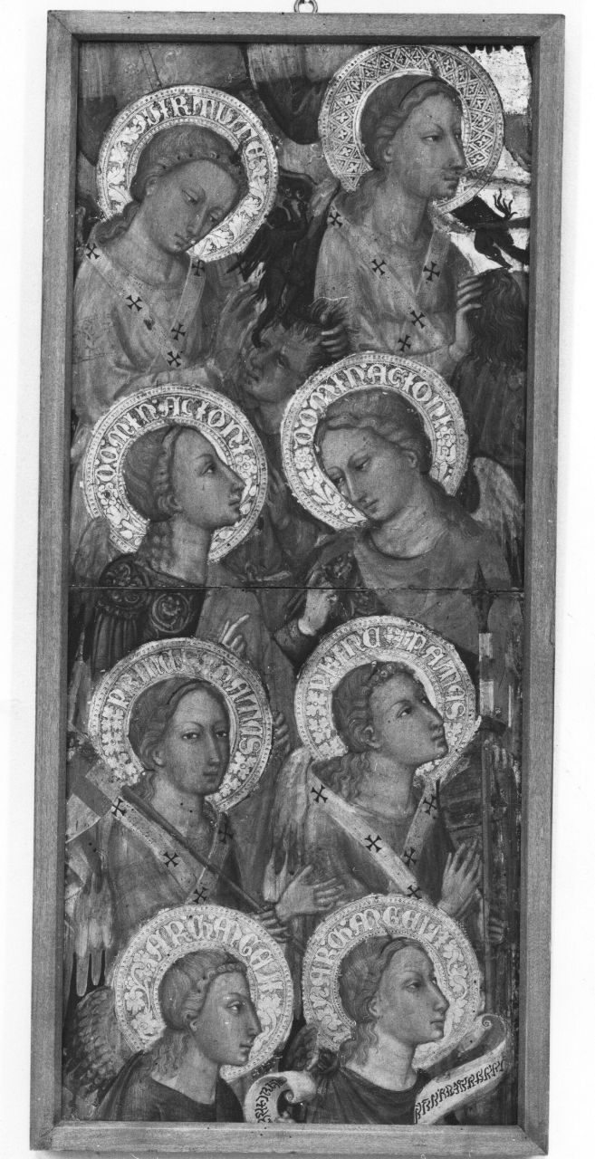 angeli (dipinto, frammento) di Bicci di Lorenzo (prima metà sec. XV)