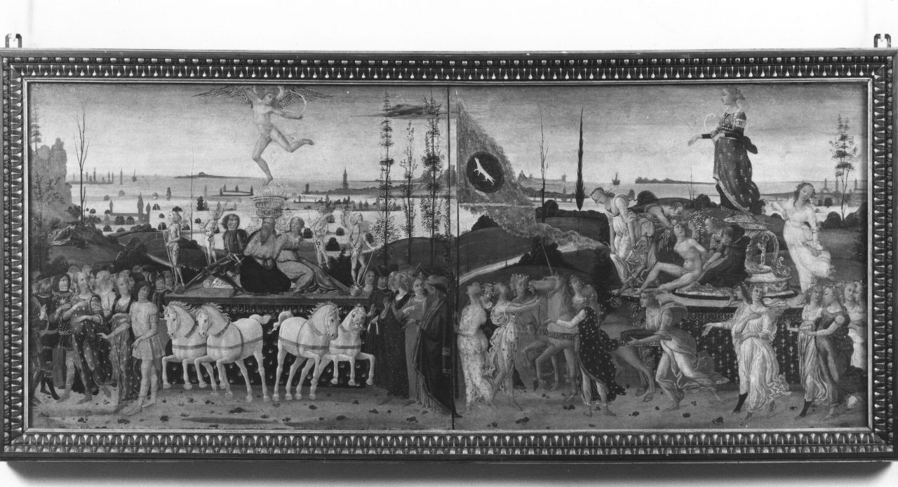 trionfo della Castità (dipinto) di Jacopo del Sellaio (sec. XV)