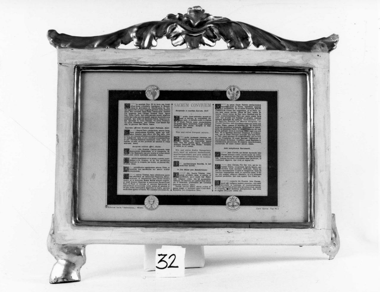 cartagloria - produzione fiorentina (prima metà sec. XIX)